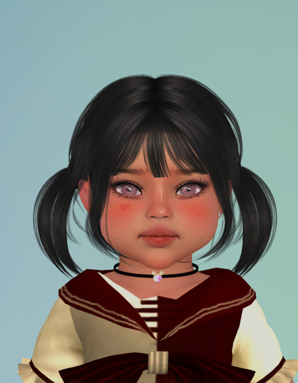 Alpha JINO HAIR N28 and 29 MARI Conversion for Toddler and Infant by simsfinds - The Sims 4 Custom Content
