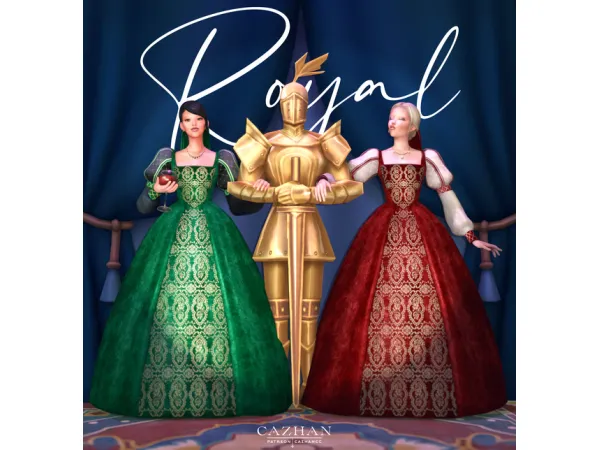 Maxis Match Royal (Clothing and Accessory) by cazhancc - The Sims 4 Custom Content