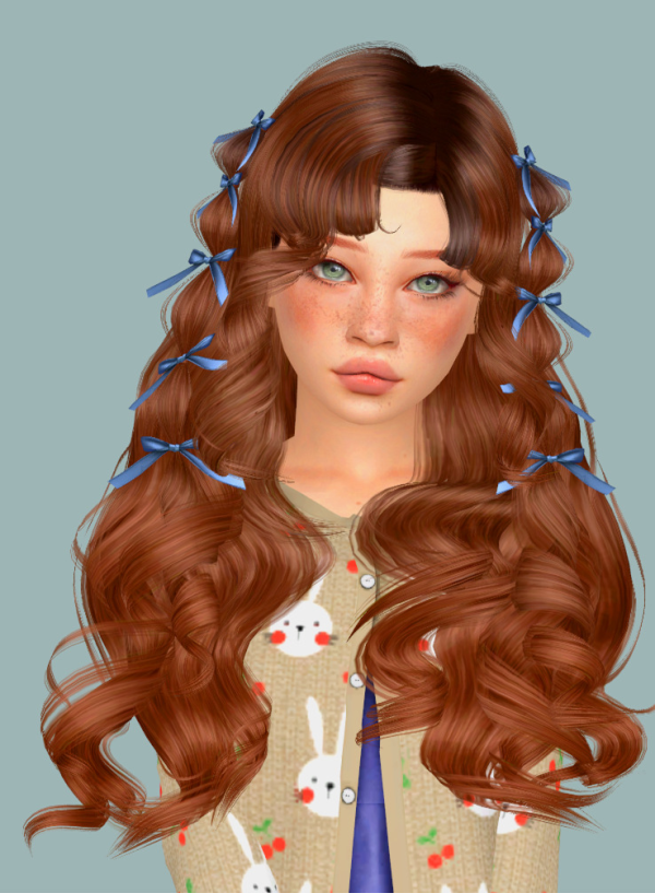 Alpha Kids Hair Set by simsfinds - The Sims 4 Custom Content
