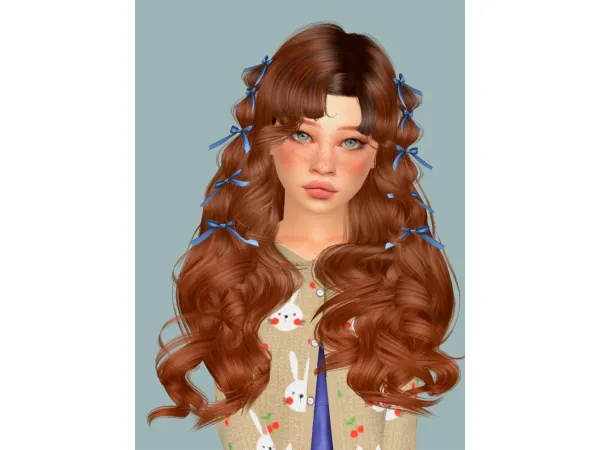 Alpha Kids Hair Set by yourjinworld - The Sims 4 Custom Content