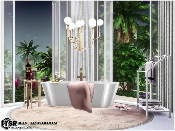 Mix BH5 Bathroom - The Sims 4 Custom Content