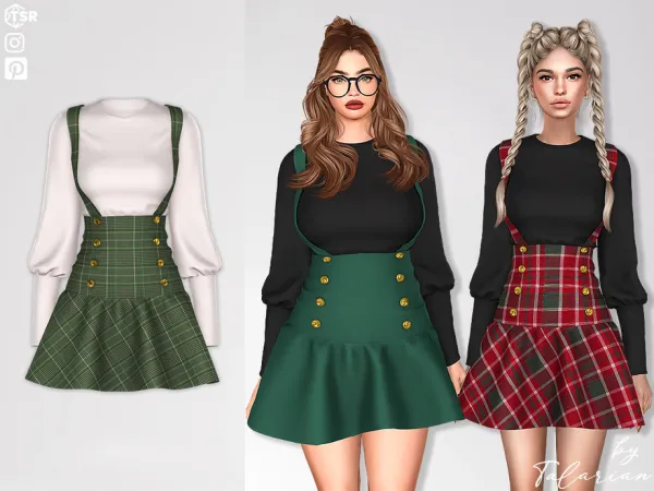 Maxis Match Sylvie Outfit by talarian - The Sims 4 Custom Content