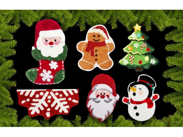 Alpha Rugs_ MERRY CHRISTMAS - The Sims 4 Custom Content