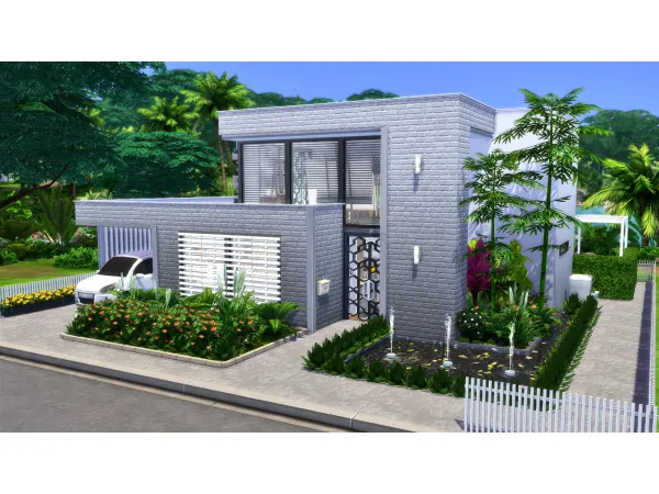 Mix TUHUSCANY MODERN VILLA by SyLoeSy - The Sims 4 Custom Content