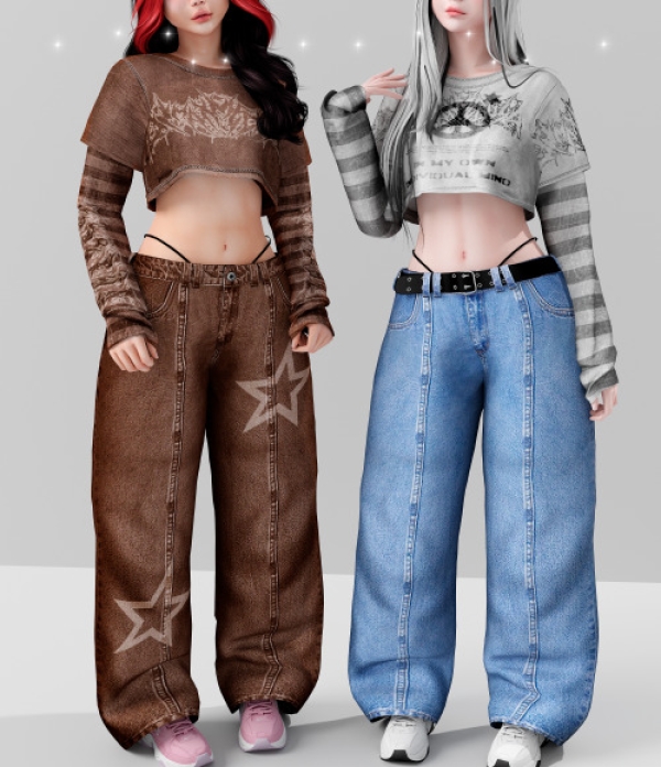 Alpha Casually set by babyetears - The Sims 4 Custom Content