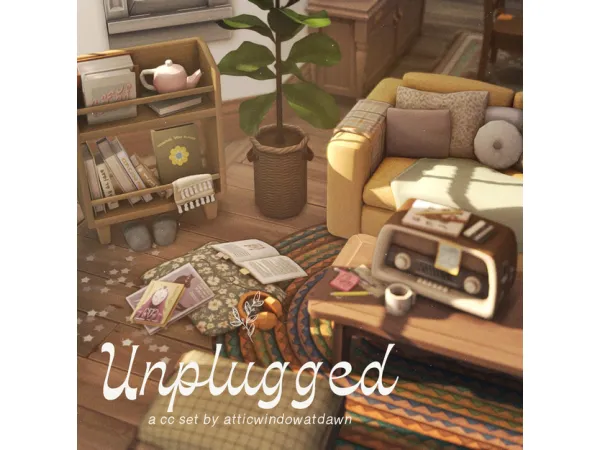 Maxis Match Unplugged by atticwindowatdawn - The Sims 4 Custom Content