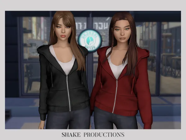Alpha lesia hoodie - The Sims 4 Custom Content
