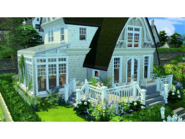 Mix COBBLEBOTTOM COTTAGE by SimsClutterChaos - The Sims 4 Custom Content