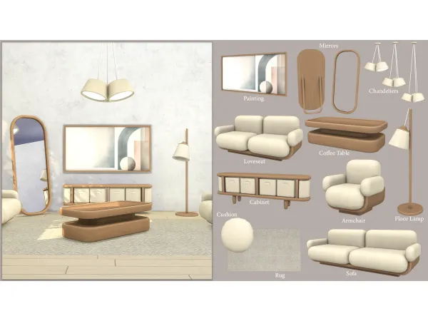 Maxis Match Stylish Living - The Sims 4 Custom Content