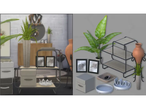 Alpha URBANA HALLWAY EXTRA by ArtVitalex - The Sims 4 Custom Content
