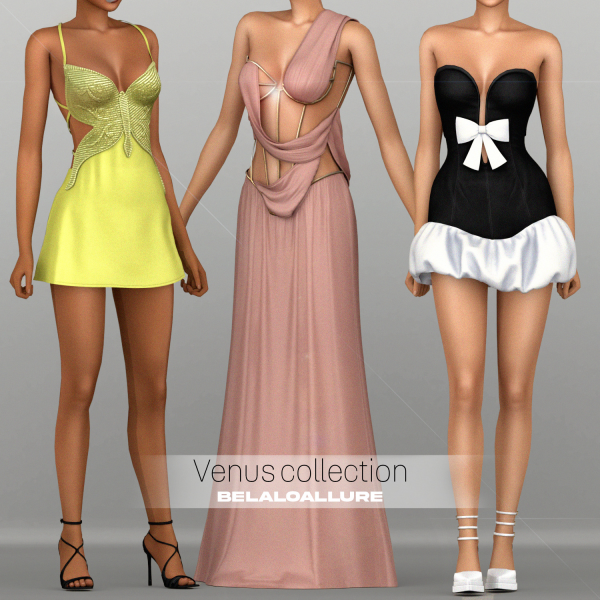 Alpha Belaloallure_The Venus collection by simsfinds - The Sims 4 Custom Content