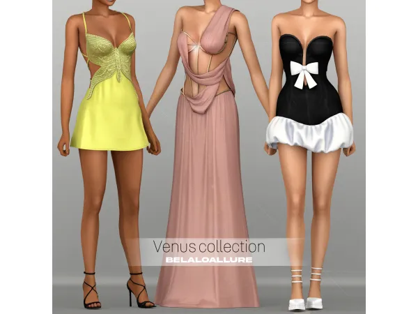 Alpha Belaloallure_The Venus collection - The Sims 4 Custom Content