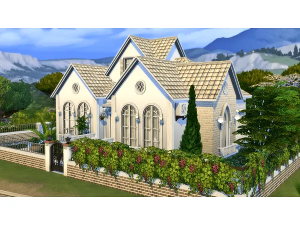 Alpha Wren White House - The Sims 4 Custom Content