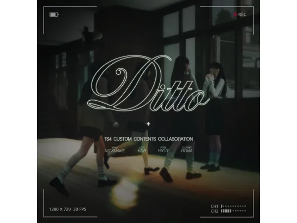 Mix [hiyut] Ditto Collab - The Sims 4 Custom Content