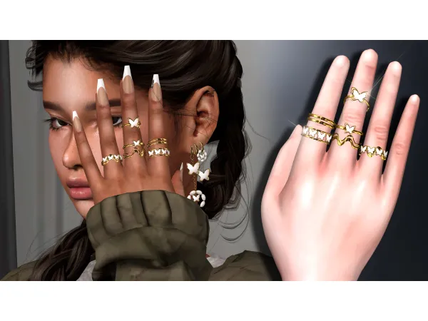 Alpha AURORA ACCESSORIES COLLECTION by Mydarling20 - The Sims 4 Custom Content