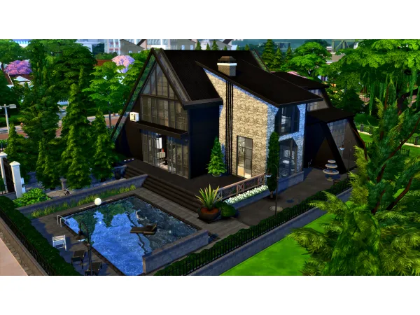 Alpha MY BLACK PEARL by SyLoeSy - The Sims 4 Custom Content