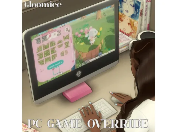 Mix [gloomiee] PC Video Games Override - The Sims 4 Custom Content