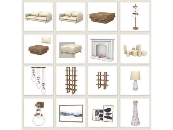 Alpha Modern Living - The Sims 4 Custom Content