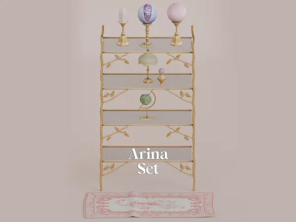 Mix Arina Set by mechtasims - The Sims 4 Custom Content