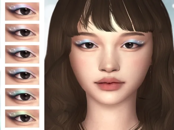 Mix Frosty Winter Eyeshadow - The Sims 4 Custom Content