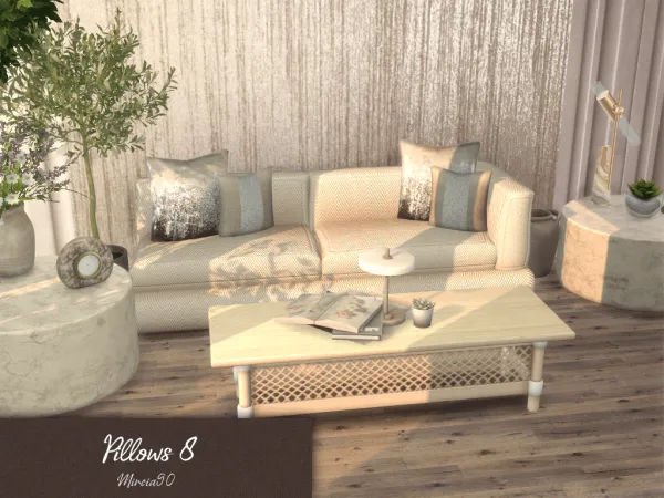 Alpha Pillows 8 by Mircia90 - The Sims 4 Custom Content