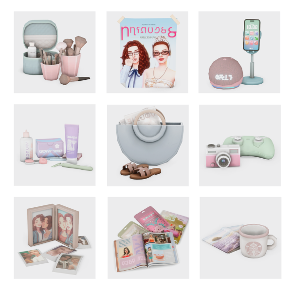 Maxis Match things you find in a teenage girls room sims 4 finds by simsfinds - The Sims 4 Custom Content