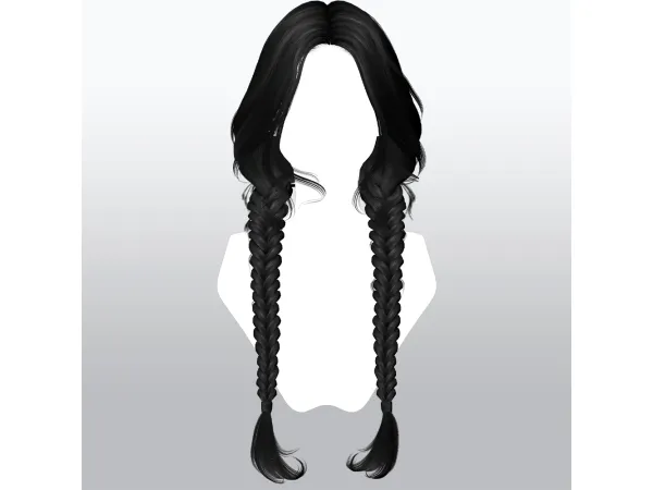Alpha SSalon Female Hairstyle H158 - The Sims 4 Custom Content