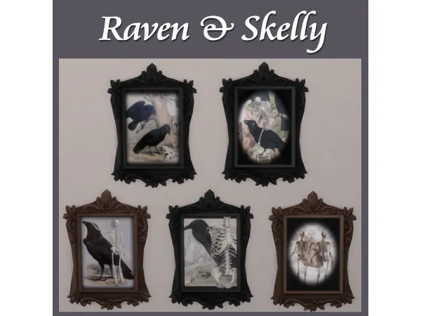 Mix Raven and Skelly by landverbunny - The Sims 4 Custom Content