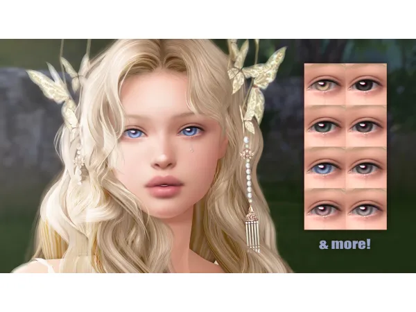 Maxis Match BAMBI EYES (N17) by Obscurus - The Sims 4 Custom Content