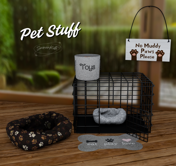 Mix Pet Stuff by simmerkatex - The Sims 4 Custom Content