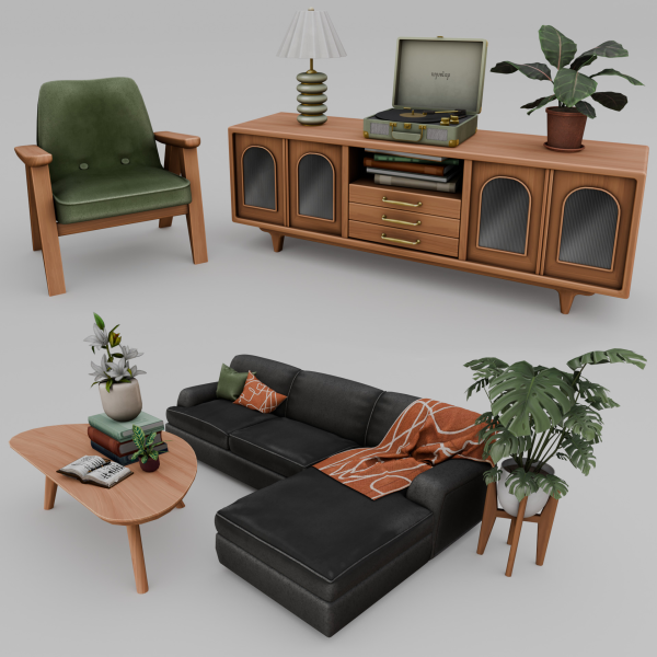 Mix TALET SET by simsfinds - The Sims 4 Custom Content