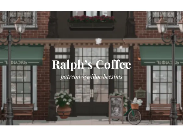 Mix Ralph's Coffee by WillowBeeSims - The Sims 4 Custom Content