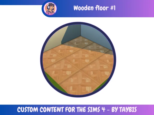 Mix Wooden floor 1 by Taybis - The Sims 4 Custom Content