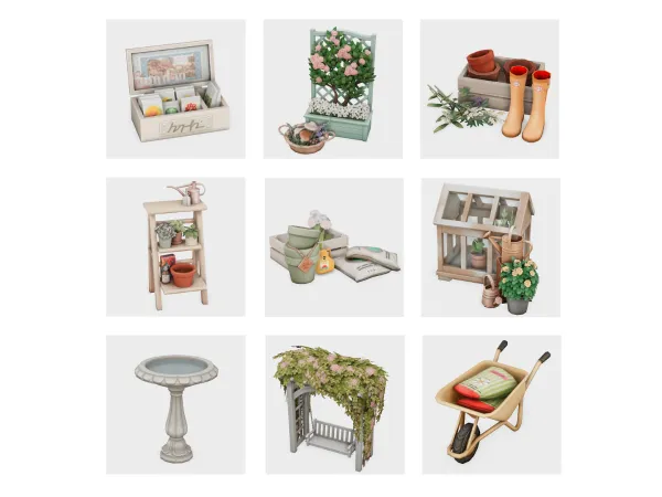 Maxis Match all your garden must haves sims 4 finds by boujeesimss - The Sims 4 Custom Content