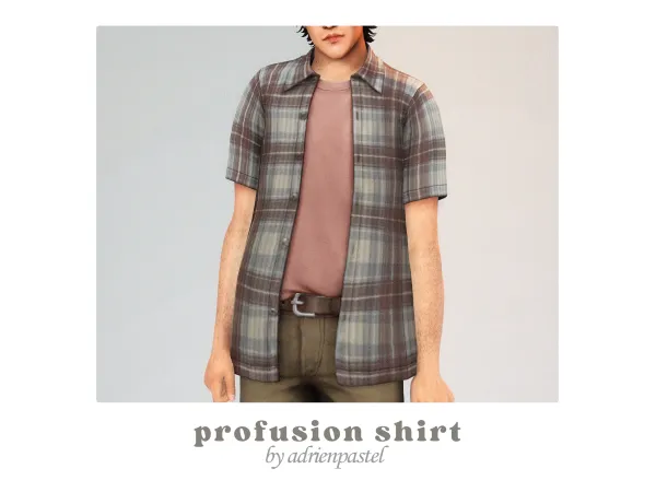 Maxis Match Profusion Shirt by adrien_pastel - The Sims 4 Custom Content