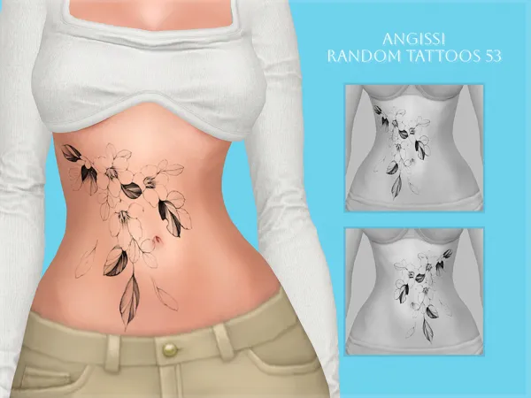 The Sims 4 Tatuagens Femininas