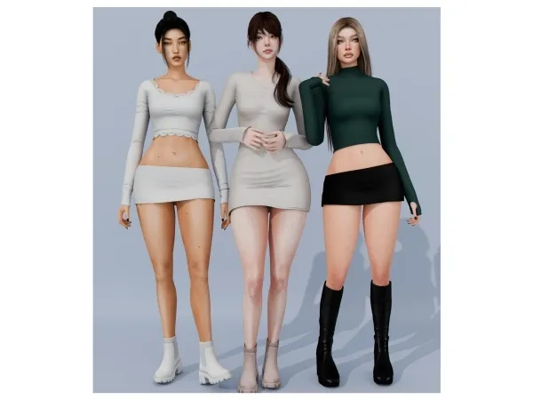 Alpha Prisma collection - The Sims 4 Custom Content