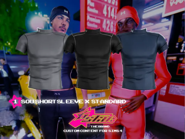 Alpha GSTAR Sou Shortsleeve (Standard Version) - The Sims 4 Custom Content
