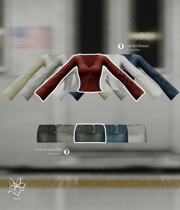 Alpha BAD CHEM CLOTHING SET by simsfinds - The Sims 4 Custom Content