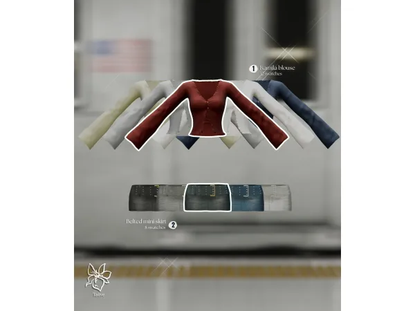 Alpha BAD CHEM CLOTHING SET by tauve - The Sims 4 Custom Content