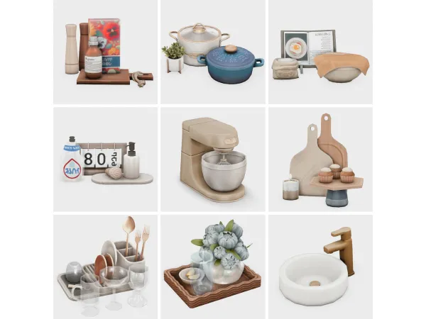 Maxis Match modern kitchen essentials sims 4 finds by boujeesimss - The Sims 4 Custom Content