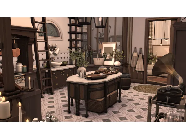 Maxis Match Willowbrook Kitchen by Baelaisa - The Sims 4 Custom Content