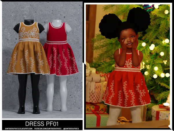 Alpha Dress PF01 - The Sims 4 Custom Content