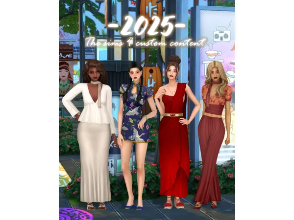 Maxis Match 2025 (10 items) by huien - The Sims 4 Custom Content