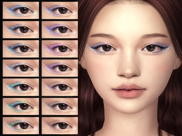 Alpha Dream Eye Makeup Set - The Sims 4 Custom Content