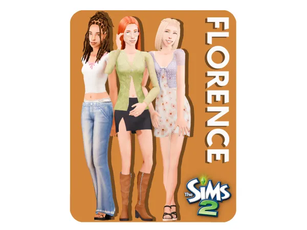 4t2 Florence set by caio - The Sims 2 Custom Content