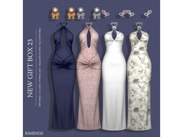 Alpha [RIMINGS] NEW GIFT BOX 23 - The Sims 4 Custom Content