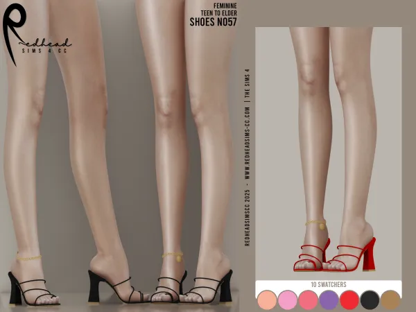 Alpha AF SHOES N057 - The Sims 4 Custom Content