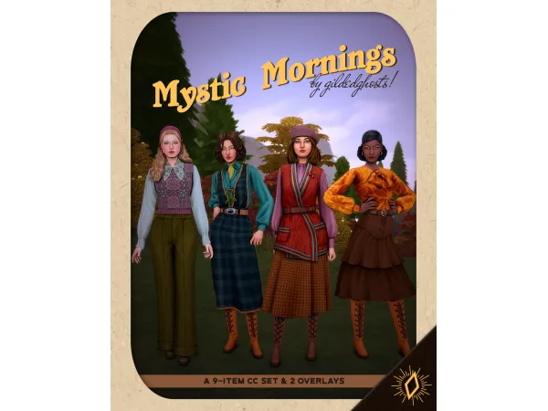 Maxis Match Mystic Mornings Set by gildedghosts - The Sims 4 Custom Content
