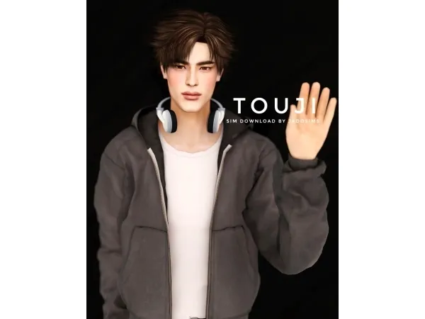Alpha Touji (Sim Download) - The Sims 4 Custom Content